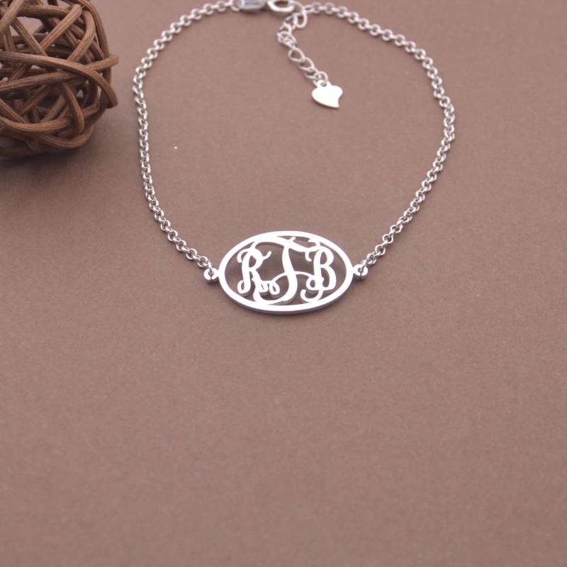 Personalisierte Initialen Armband - Monogramm Schmuck - Personalisiertes Geschenk Für Beste Freundin von nameJewelry