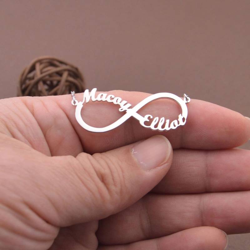Personalisierte Infinity Name Halskette, Benutzerdefinierte Schmuck Für Frau, Freundin von nameJewelry