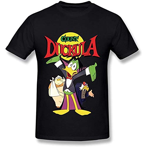 Men's Count Duckula Poster T Shirt Black XL Men's Count Duckula Poster T Shirt Black XL von nanbei