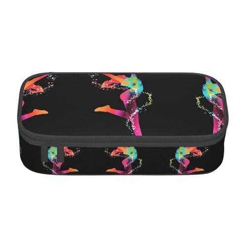 nanger Federmäppchen mit Aufdruck "Color Woman", großes Fassungsvermögen, ästhetischer Schreibwaren-Organizer mit Reißverschluss von nanger