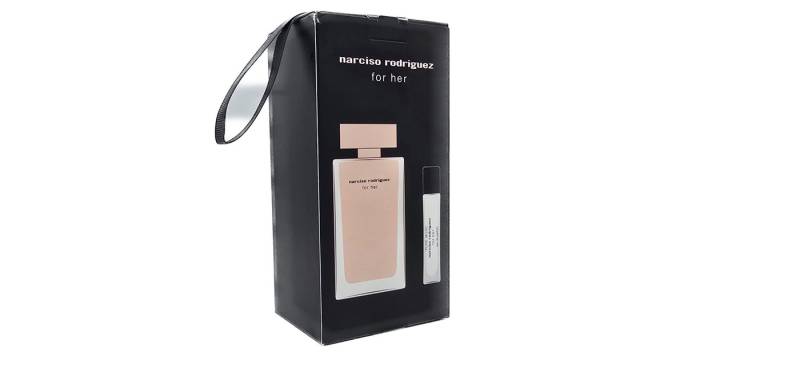 narciso rodriguez Eau de Parfum For Her Eau de Parfum Spray 100 ml & EDP 10 ml Pure Musc SET von narciso rodriguez