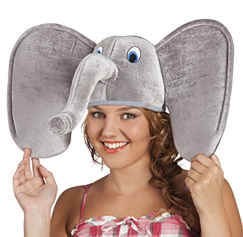 narrenkiste B99949 Elefanten Kappe-Mütze-Hut Plüschmütze von narrenkiste