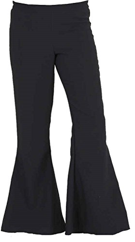 narrenkiste O9128-48 Damen Schlaghose schwarz Discohose Gr.48 von narrenkiste