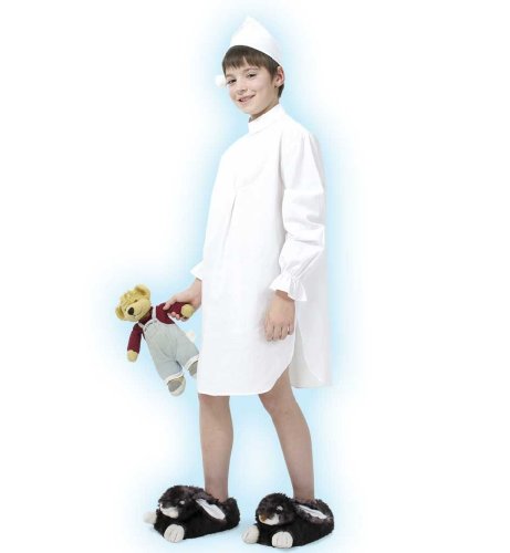 Nachthemd mit Mütze Kinderkostüm 152/164 von FRIES