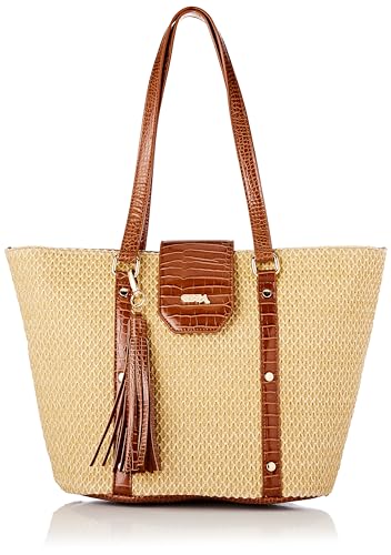 nascita Women's Bag Damen Shopper, Kamel Beige von nascita