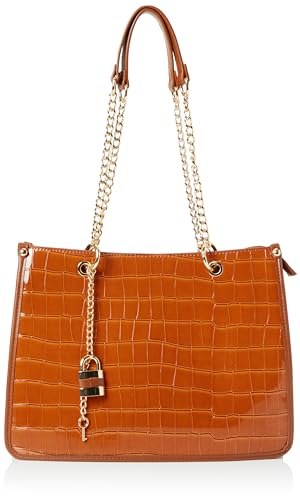 nascita Women's Handtasche Damen Shopper, Kamel von nascita