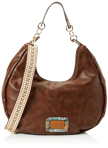 nascita Women's Schulterasche Damen Schultertasche, Kamel von nascita