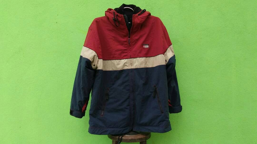 Ledervarianten Ralph Lauren Mehrfarbige Jacke Hoodies Große von nassirvintage75