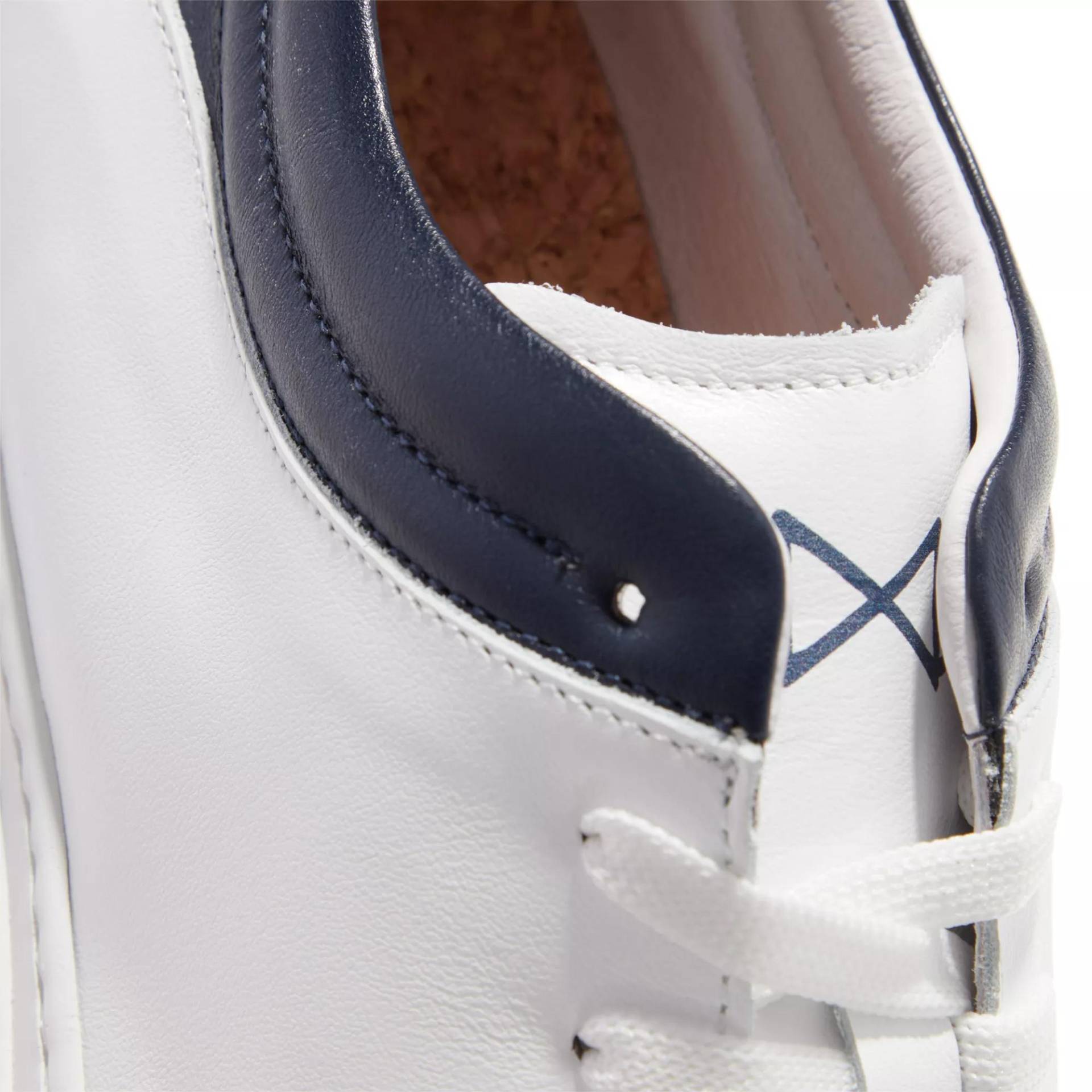 nat-2 Sneakers - nat-2™ Sleek Low white navy (W/M/X) - Gr. 37 (EU) - in Weiß - für Damen von nat-2