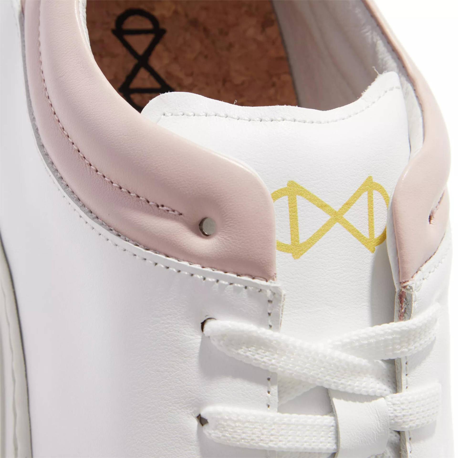 nat-2 Sneakers - nat-2™ Sleek Low white rose (W/M/X) - Gr. 37 (EU) - in Weiß - für Damen von nat-2