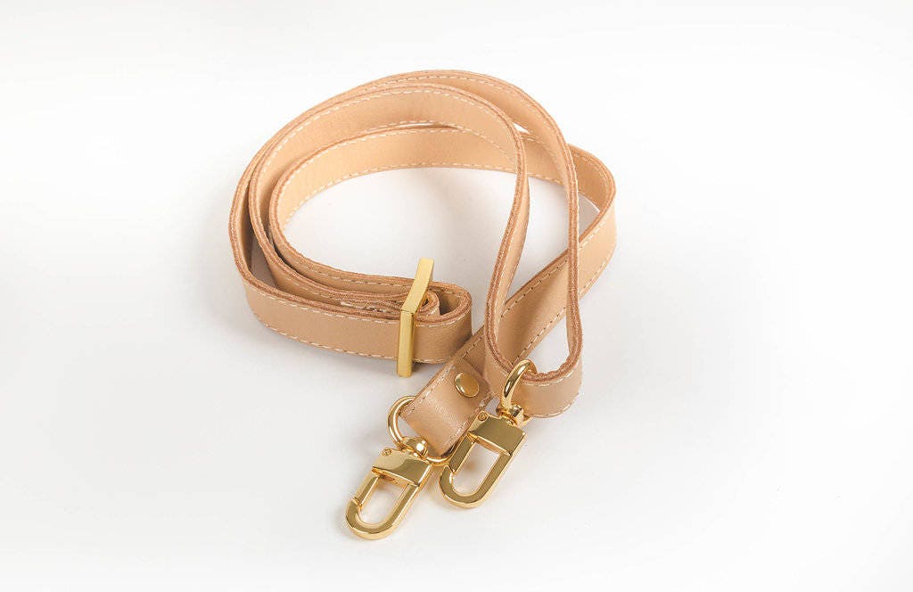 Verstellbarer Crossbody-Schultergurt Aus Echtem Vachetta-Leder Für Luxustaschen von natalieparkerdesigns