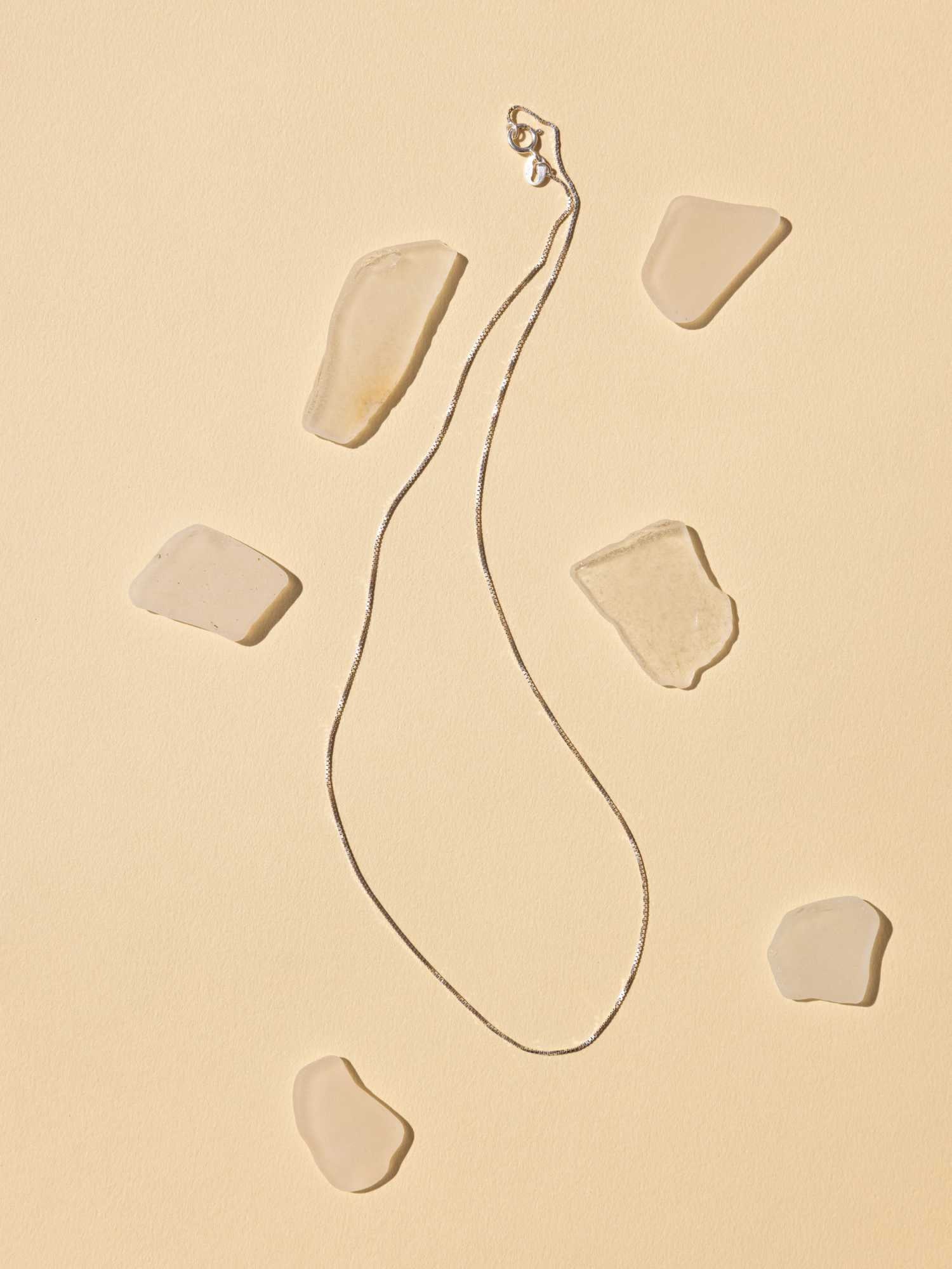 Zarte Kette Grundkasten Aus Silber von natandnoor