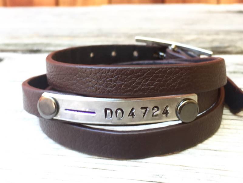 Blaue Linie, Polizei Frau, Polizist Frau Armband, Feuerwehrmann Dünne Blaue Benutzerdefinierte Geschenk, Geschenk von natashaaloha