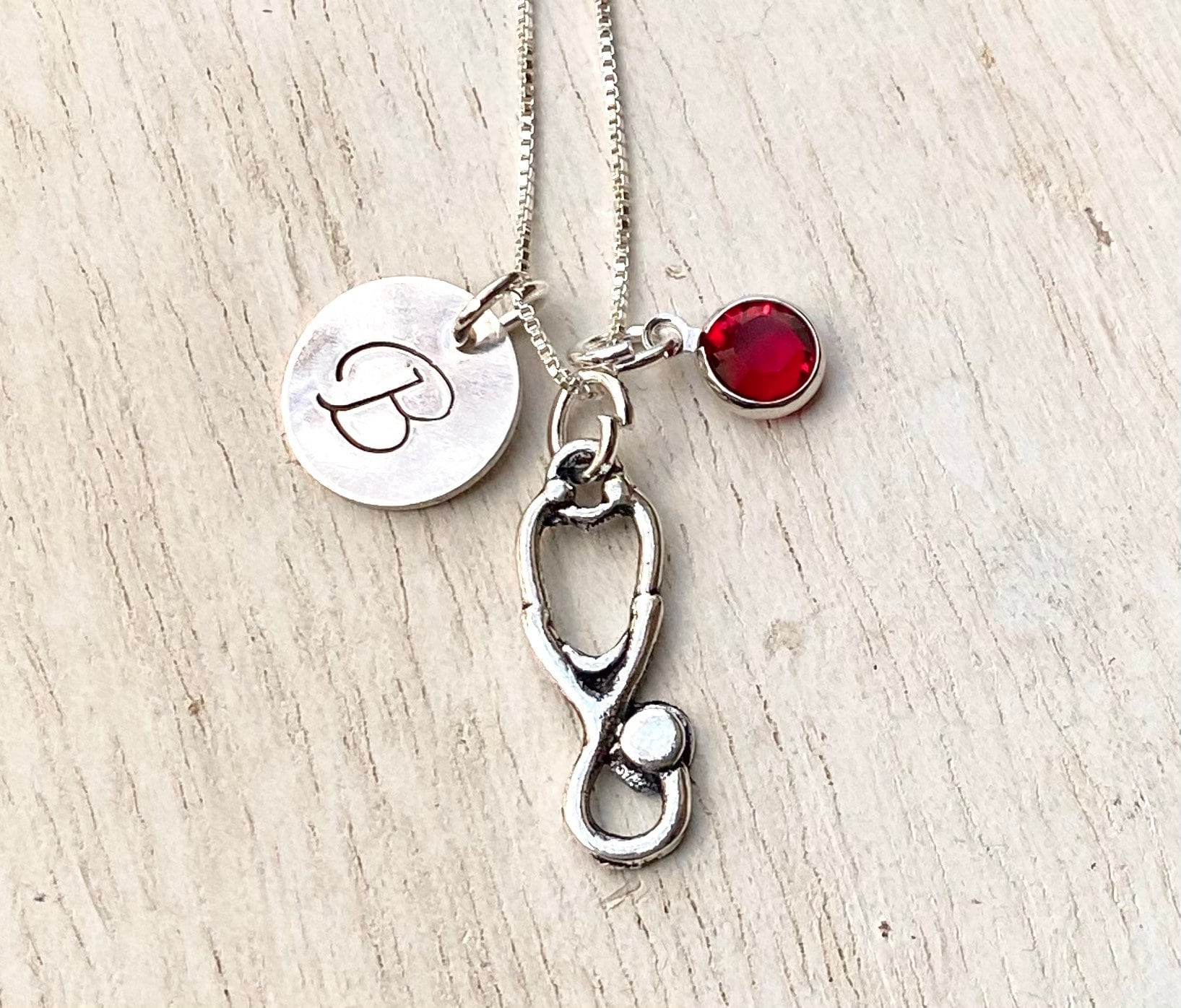 Krankenschwester Halskette, Geschenke Für Krankenschwestern, Personalisierte Geschenke, Muttertagsgeschenk, Weihnachtsgeschenk Sie, Halskette von natashaaloha