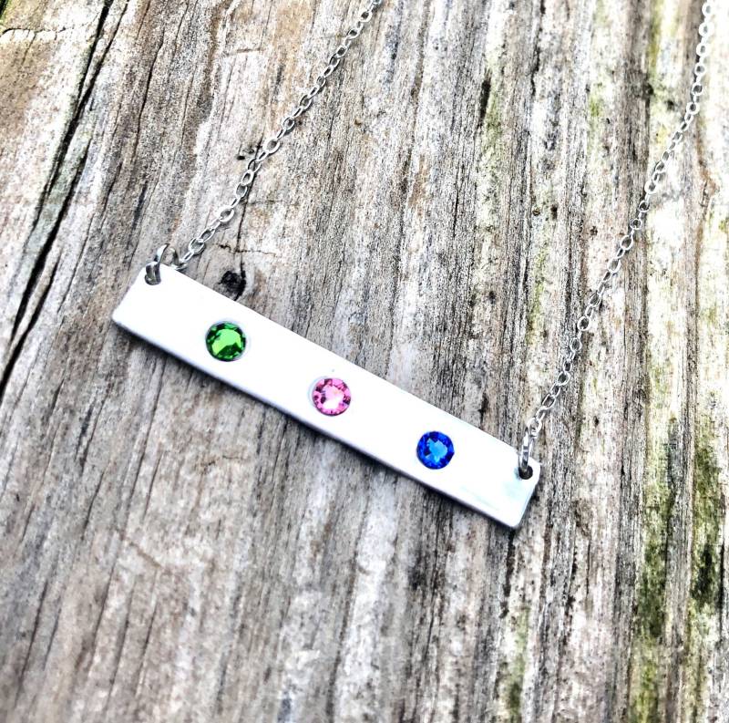 Mutter Tochter Geschenke, Geburtsstein Halskette, Großmutter Geschenke Für Mama, Großmutter, Valentine Sie von natashaaloha