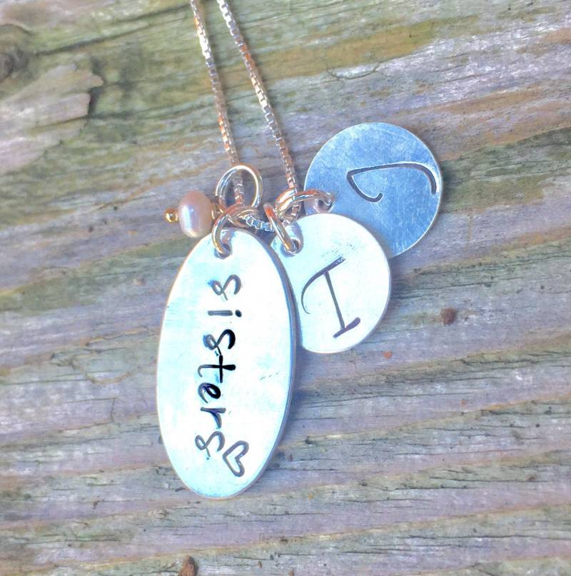 Schwestern Halskette, Mutter Tochter Großmutter Enkel Oma, Sterling Silber Hand Gestempelt Natashaaloha von natashaaloha