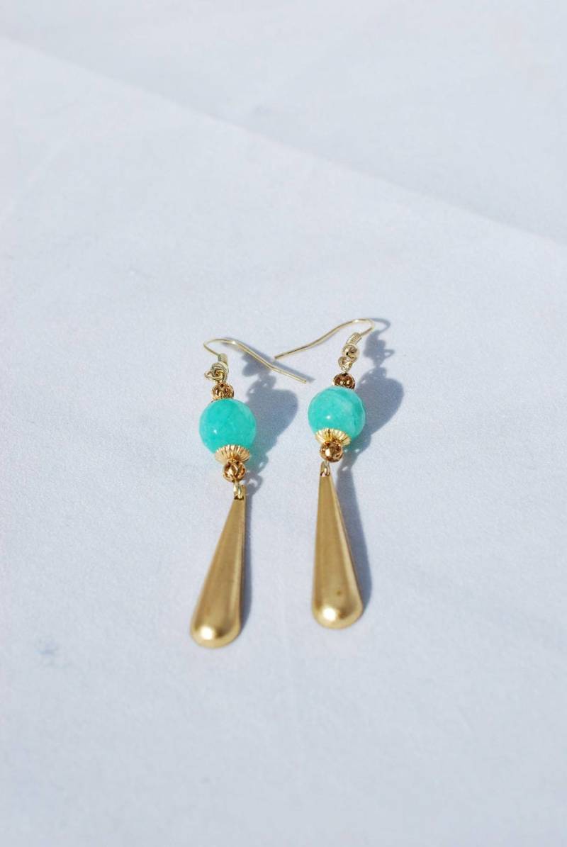 Agathe Und Gold Ohrringe von nathyreme