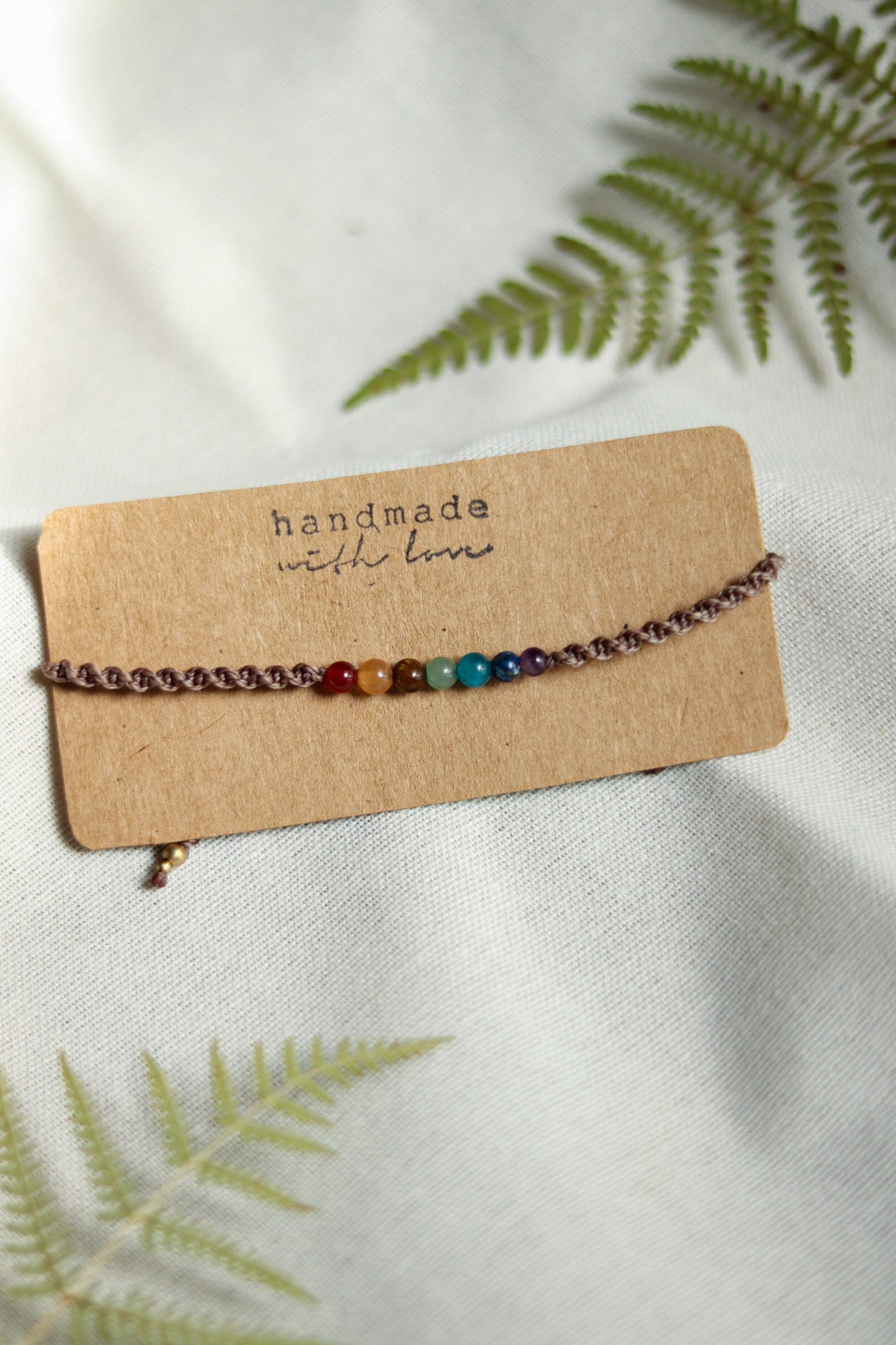 Chakra Edelstein Perlen Armband | Boho Heilstein Makramee Schmuck Chakra Edelstein Perlen Armband | Boho Heilstein Makramee Schmuck von nattynaturalcreation