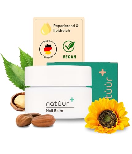 natüür Nail Balm mit Neem-Extrakt NEEMAVERA (15 ml) – Reparierend & intensiv pflegend – Hilfe bei trockenen, rissigen Nägeln & Nagelhaut – Vegan – Made in DE von natüür