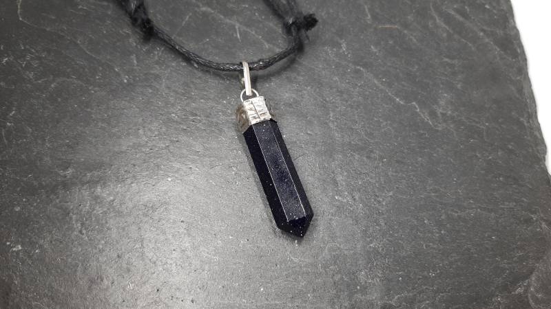 Blaufluss Spitze Mit Edelstahl Fassung von naturalmysticsu