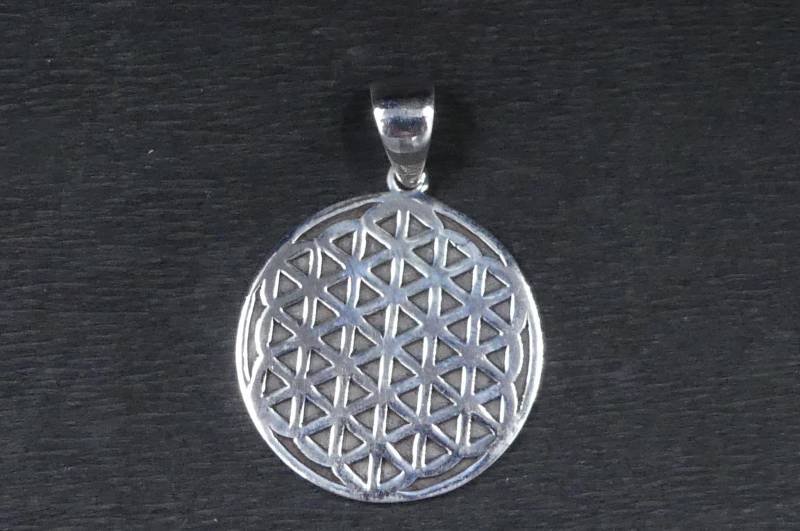 Blume Des Lebens - Kettenanhänger Aus 925 Silber von naturalmysticsu