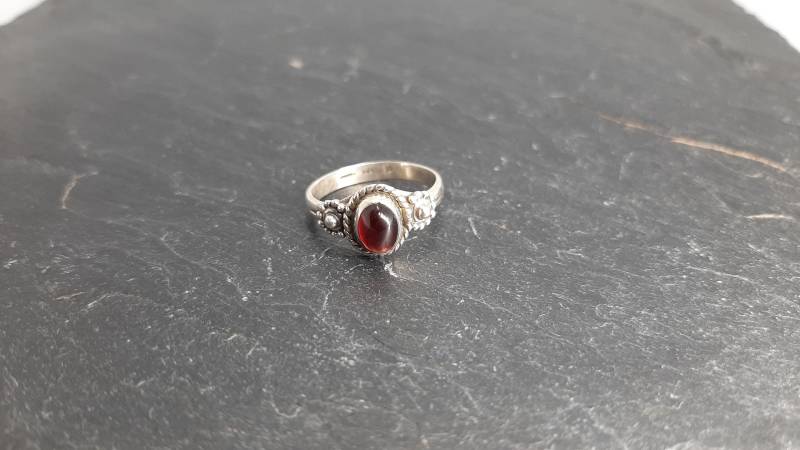 Hübscher Granat Ring, Gefasst in 925Er Silber von naturalmysticsu