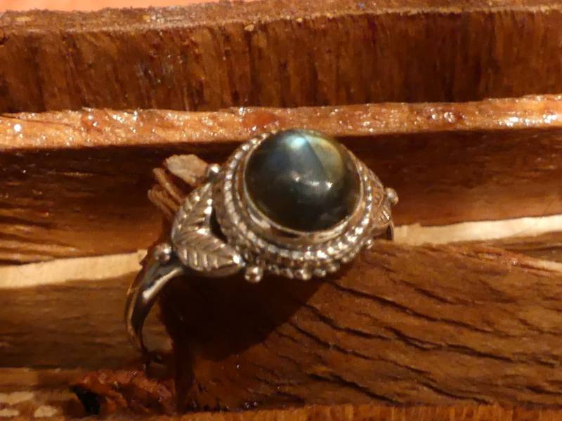 Schillernder Labradorit 925 Silberring von naturalmysticsu
