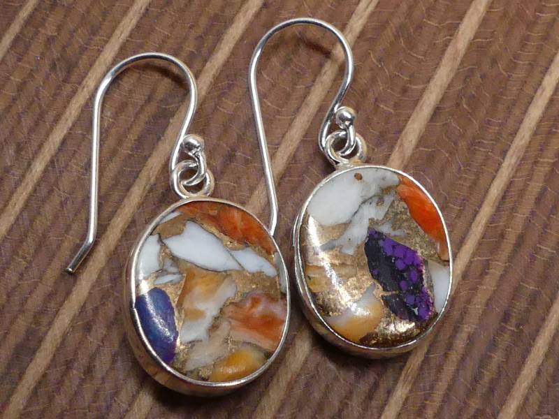 Sehr Schöne Copper Türkis 925 Silber Hängeohrringe von naturalmysticsu