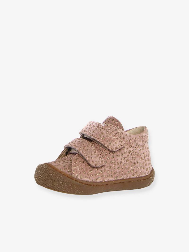 Baby Lauflernschuhe aus Veloursleder mit Pony NATURINO hell von naturino