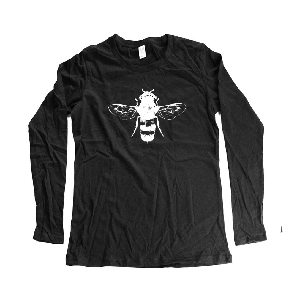 Bee - Unisex Longsleeve Bienenshirt Biene Longsleeve- Kleidung Baumwolle Small Medium Large Xl 2Xl von naturwrk