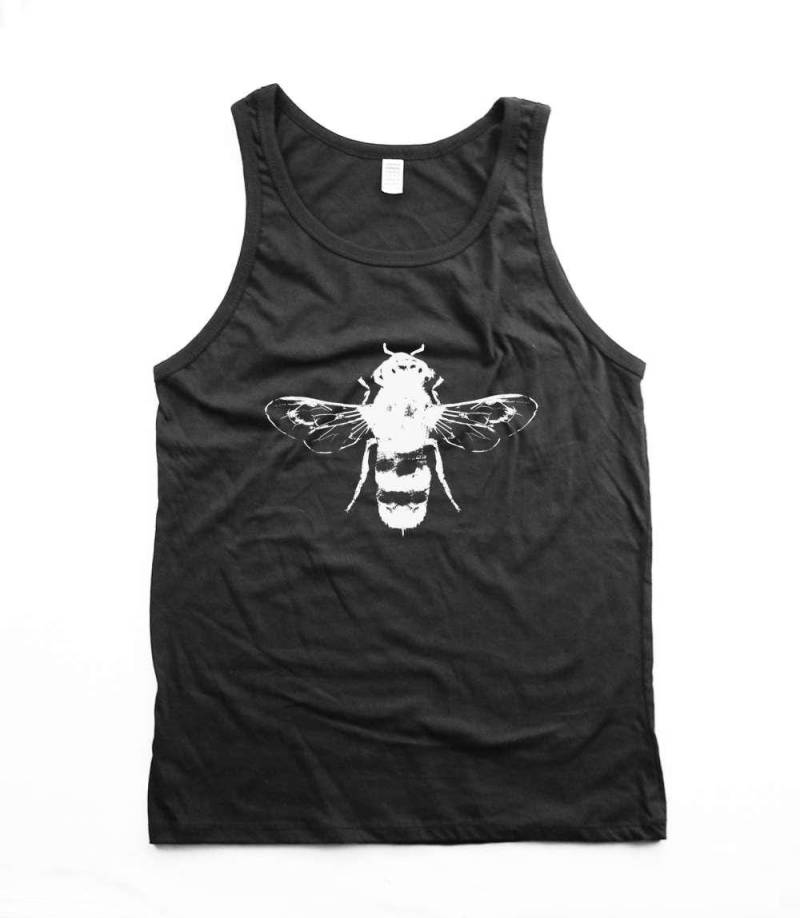 Bienen Tank Top - Unisex Baumwoll Schwarzes Unisex Small, Medium, Large, Xl, 2Xl von naturwrk