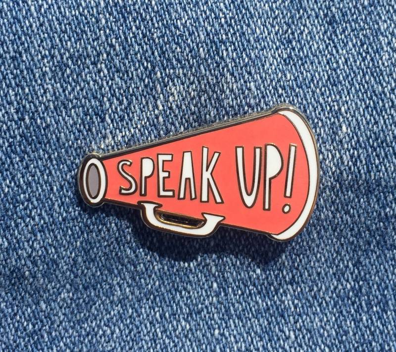 Sprecht - Hard Enamel Pin Sku Pin-724 Benefiz Charity von nearmoderndisaster