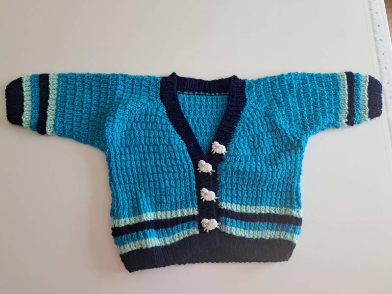 Baby Jäckche, Gr. 50/56, Jacke, Kleidung, Geschenk, Babyparty, Zur Geburt von needleBurk