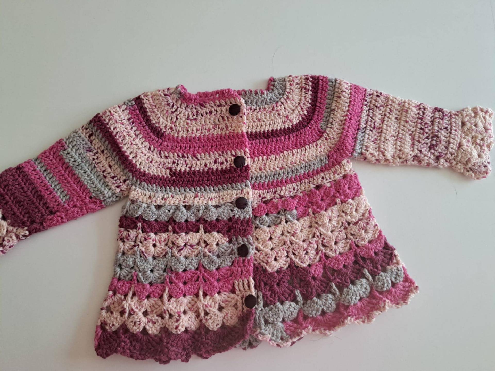 Baby Jäckchen, Gr. 50/56, Jacke, Kleidung, Geschenk, Babyparty, Zur Geburt von needleBurk