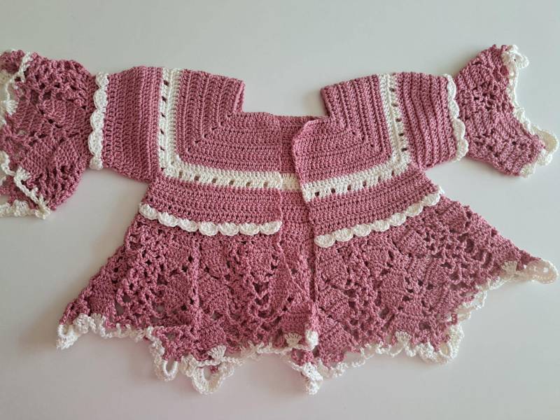 Baby Jäckchen, Gr. 50/56, Jacke, Kleidung, Geschenk, Babyparty, Zur Geburt von needleBurk