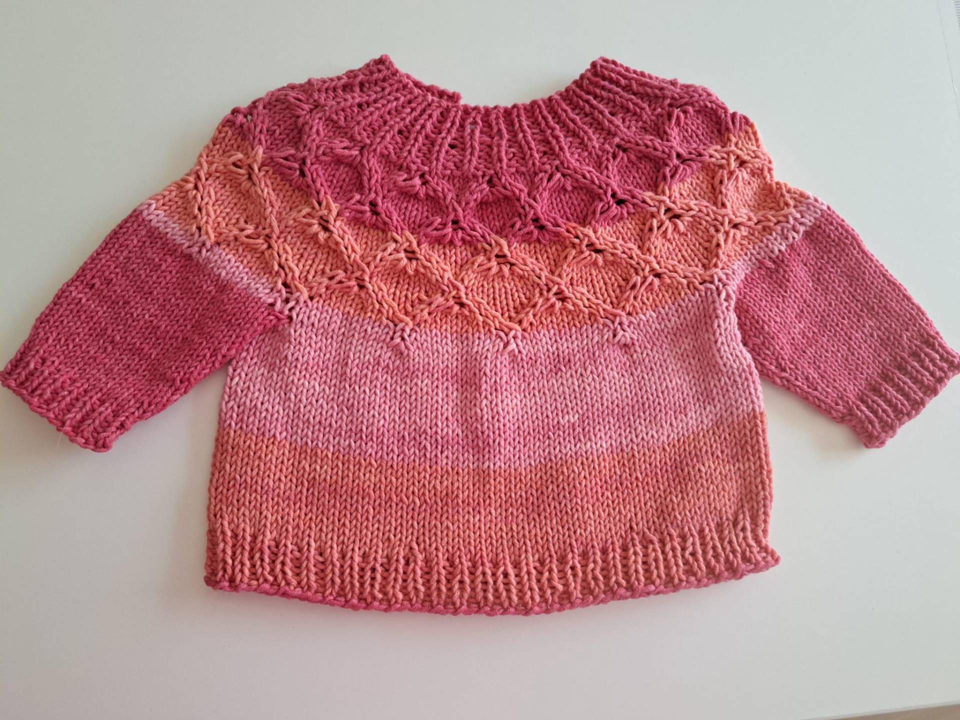Baby Pulli, Gr. 50/56, Kleidung, Geschenk, Babyparty, Zur Geburt von needleBurk