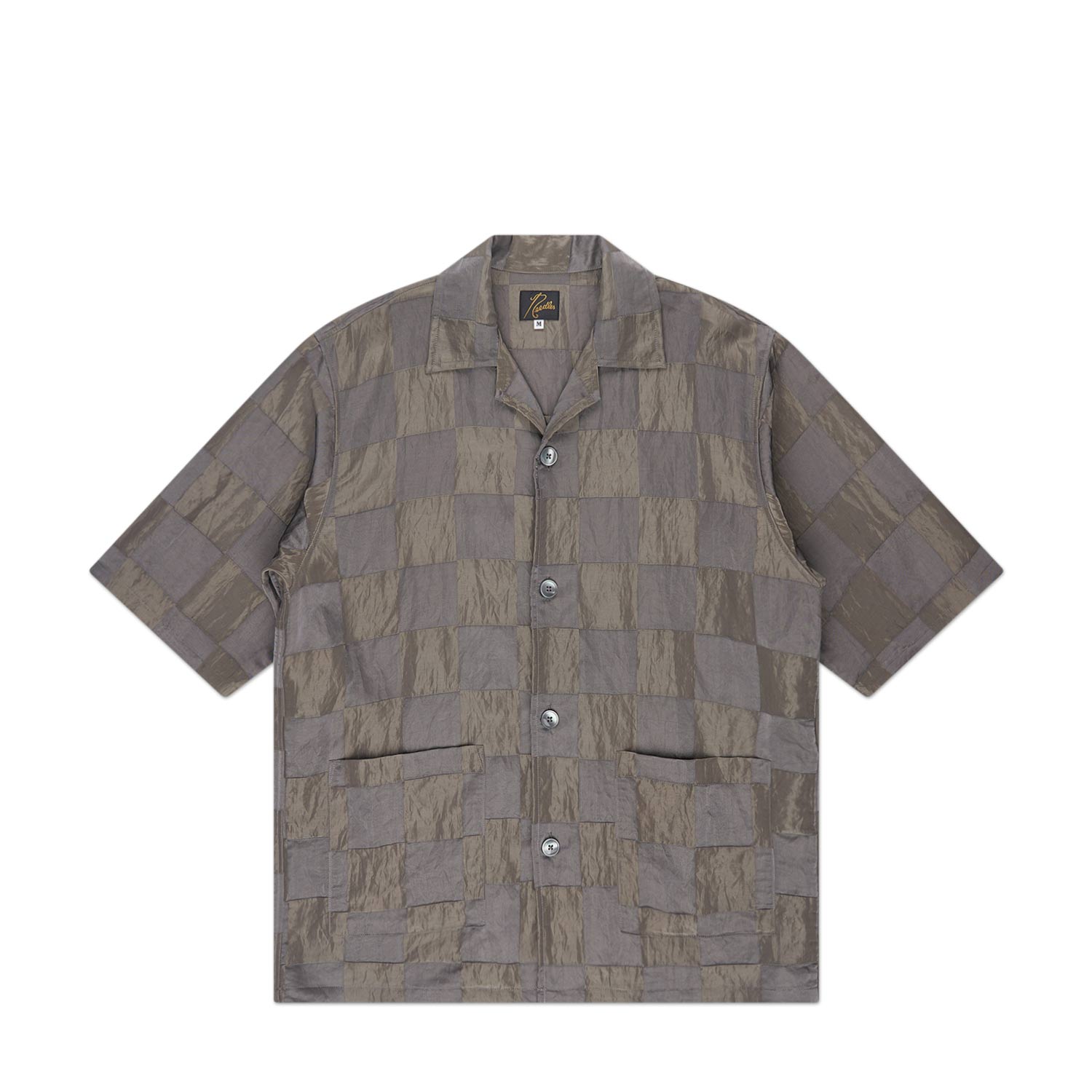 needles cabana checker shirt (grey) von needles