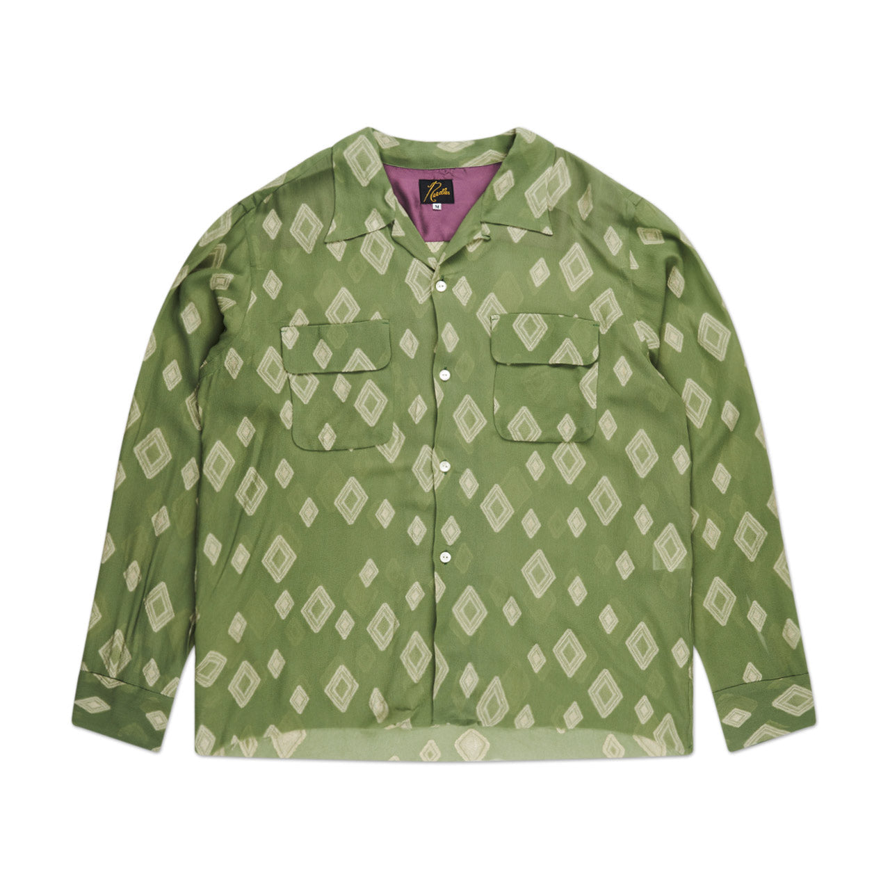 needles classic diamond shirt (green) von needles