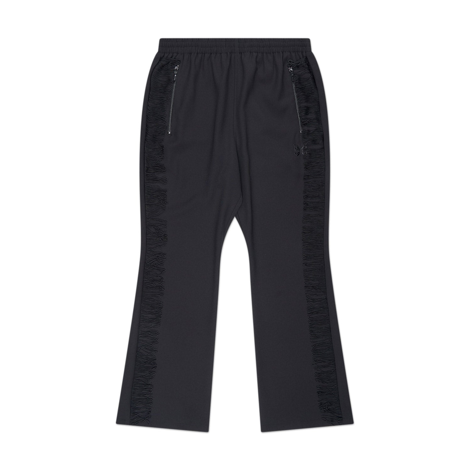 needles fringe boot cut track pants (black) von needles