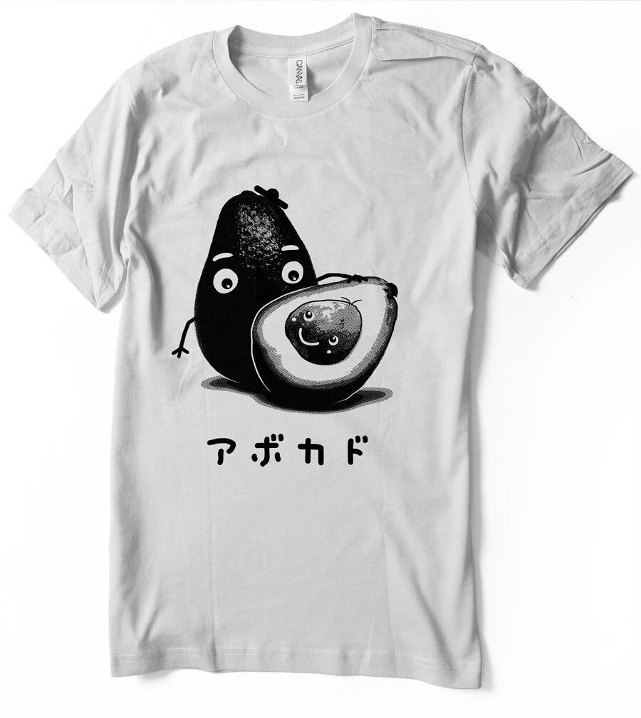 Avocado T-Shirt, Guacamole Veganes Kawaii-Shirt - Damen- Und Herrengrößen, Handsiebdruck Avocado T-Shirt, Guacamole Veganes Kawaii-Shirt - Damen- Und Herrengrößen, Handsiebdruck von neetoclothing