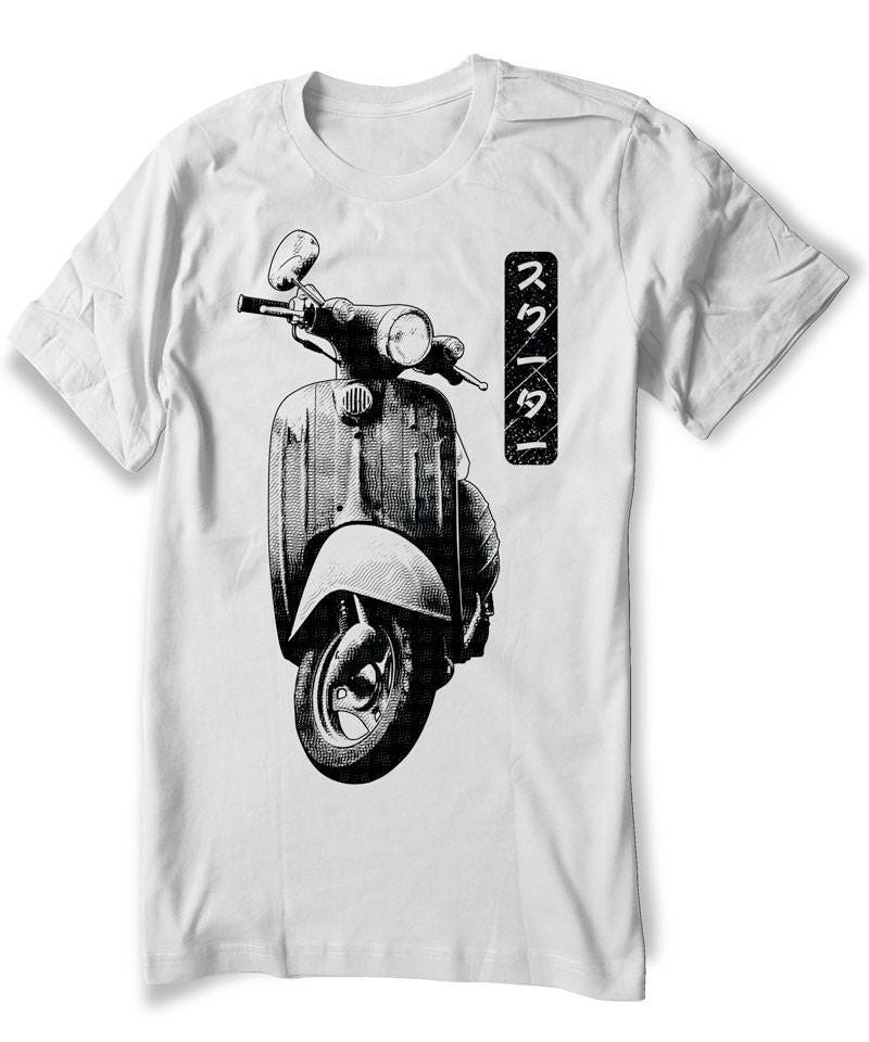 T-Shirt Roller Moped Motorroller Shirt Moto Bike Retro Vintage Herren - Damengrößen Handsiebdruck T-Shirt Roller Moped Motorroller Shirt Moto Bike Retro Vintage Herren - Damengrößen Handsiebdruck von neetoclothing