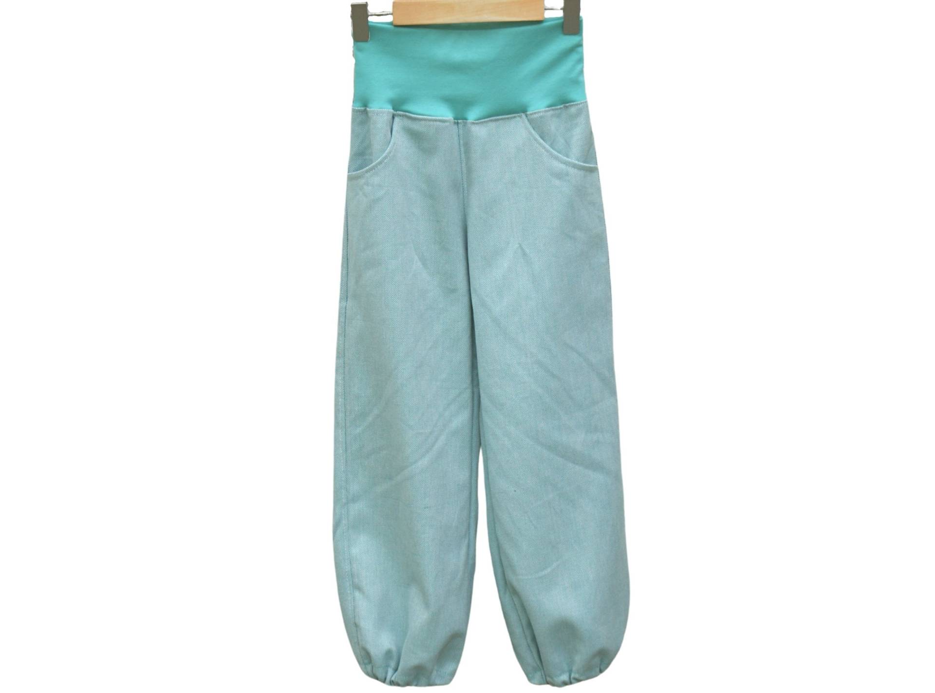 Bio, Lange Hose Petrol, Denim, Handgemacht Aus Zertifizierten Biostoffen Bio, Lange Hose Petrol, Denim, Handgemacht Aus Zertifizierten Biostoffen von nekkeklix