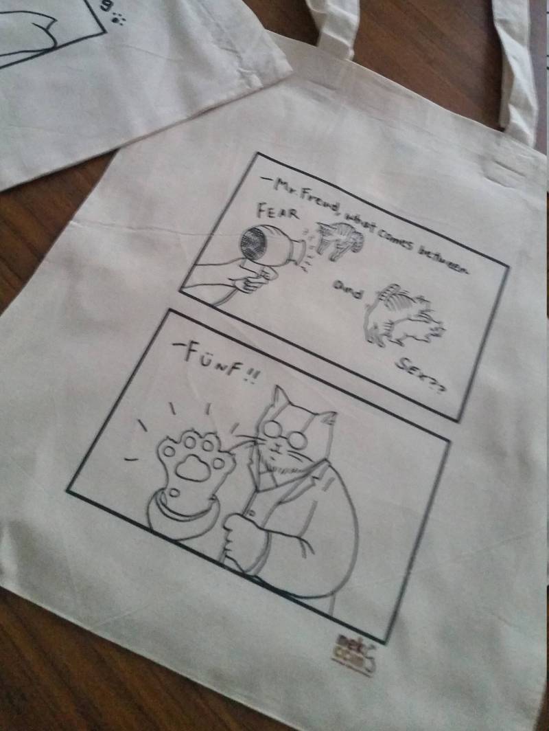 Deutsche Katzentasche "Freud Cat" Deutsche Katzentasche "Freud Cat" von nekoccino