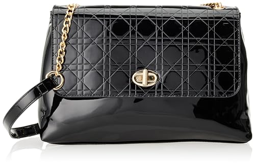 nelice Women's Damen Schultertasche, SCHWARZ Mehrfarbig von nelice