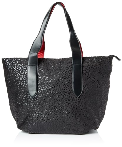 nelice Women's Handtasche Damen Shopper, SCHWARZ von nelice