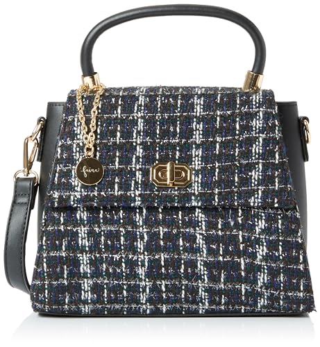 nelice Women's Henkeltasche Damen Shopper, SCHWARZ von nelice