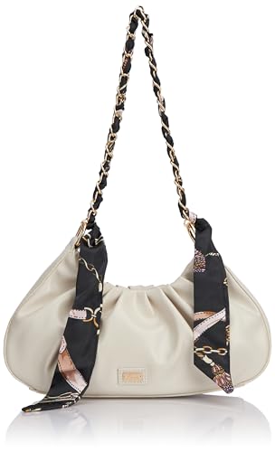 nelice Women's Schultertasche, WOLLWEISS von nelice