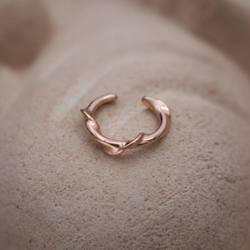 Ohrklemme in Rosegold Lotte von nellaundsina