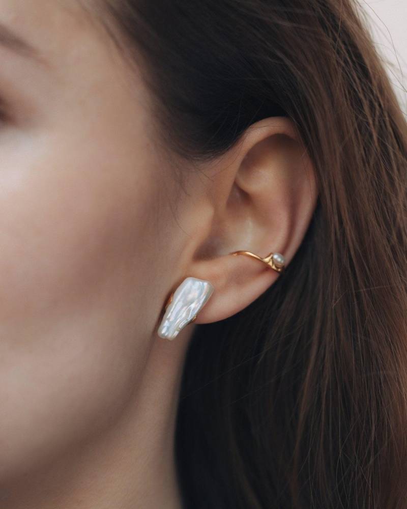 Ruki Earcuff, Perlen Ohrklemme von nellaundsina