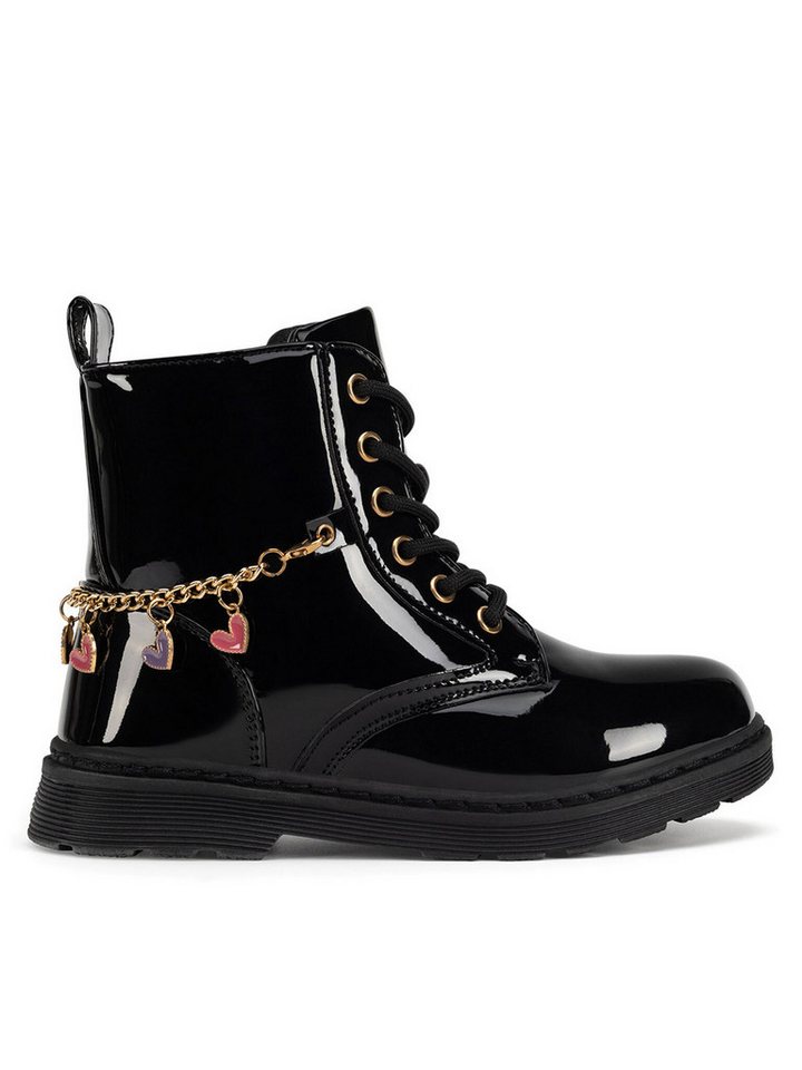 nelli blu Nelli Blu Schnürschuhe Mädchen CM231212-3 Schwarz Schnürschuh von nelli blu